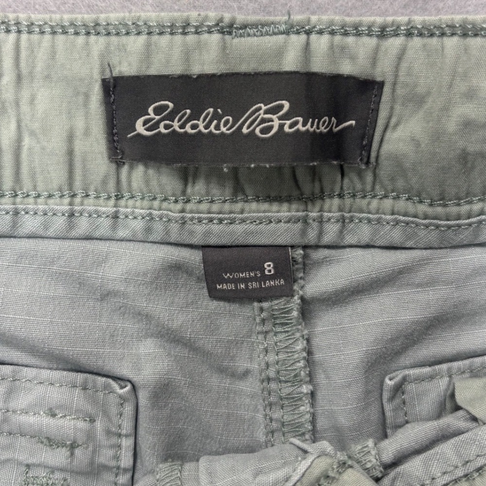 Eddie Bauer Cargo Shorts Size 8 Womens Casual Outdoor Hiking‎ Gray - Picture 3 of 12